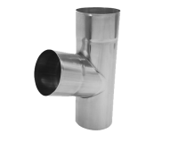 Тройник трубы, цинк-титан, d-100 мм, Aquasystem